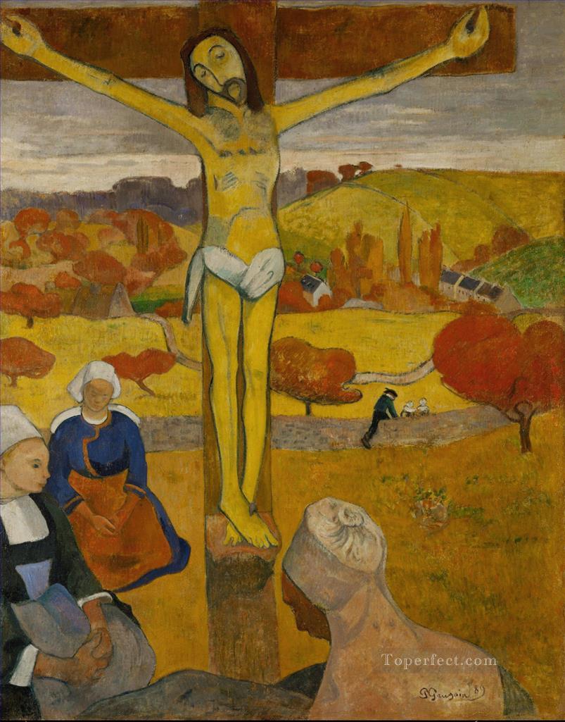 Le Christ jaune The Yellow Christ Post Impressionism Primitivism Paul Gauguin Oil Paintings